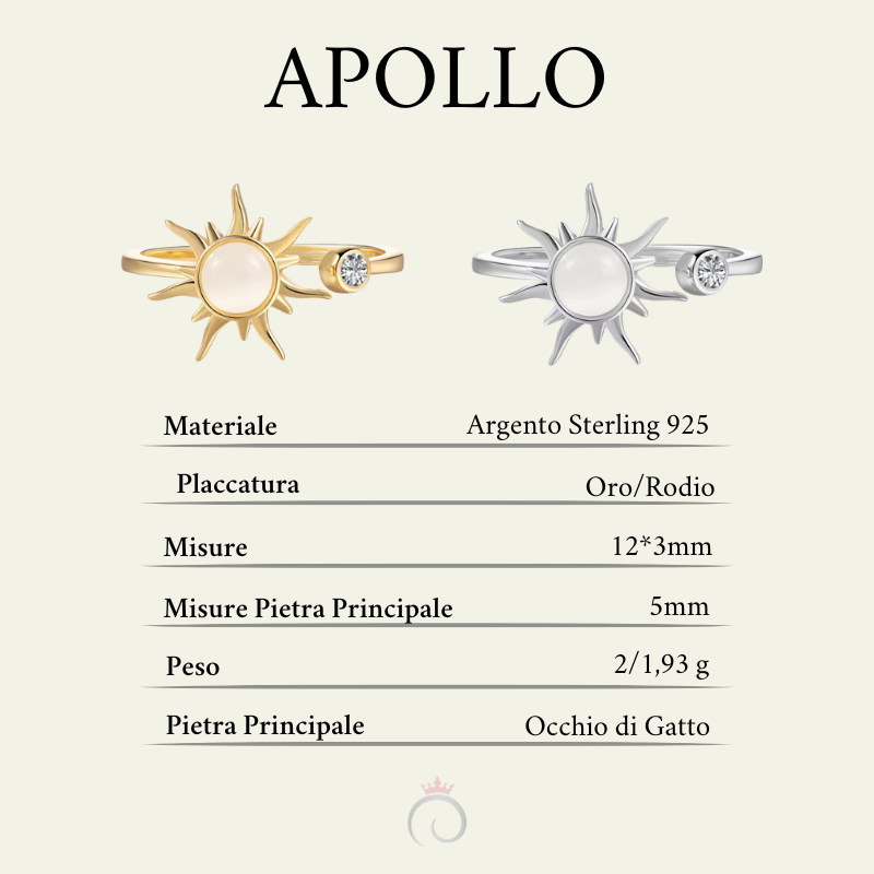 APOLLO|Anello sole antistress