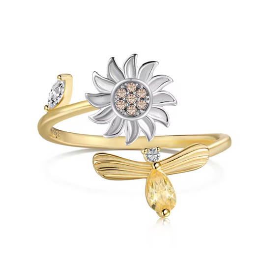 SUNFLOWER|Anello antistress girasole