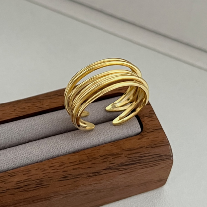 FIBRA|Anello linea elegante